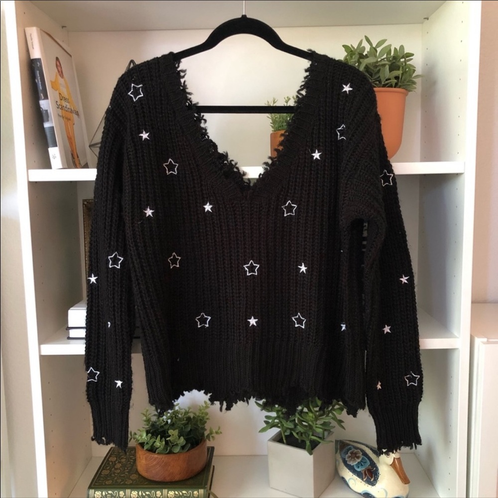 4SI3NNA Star Knit Sweater